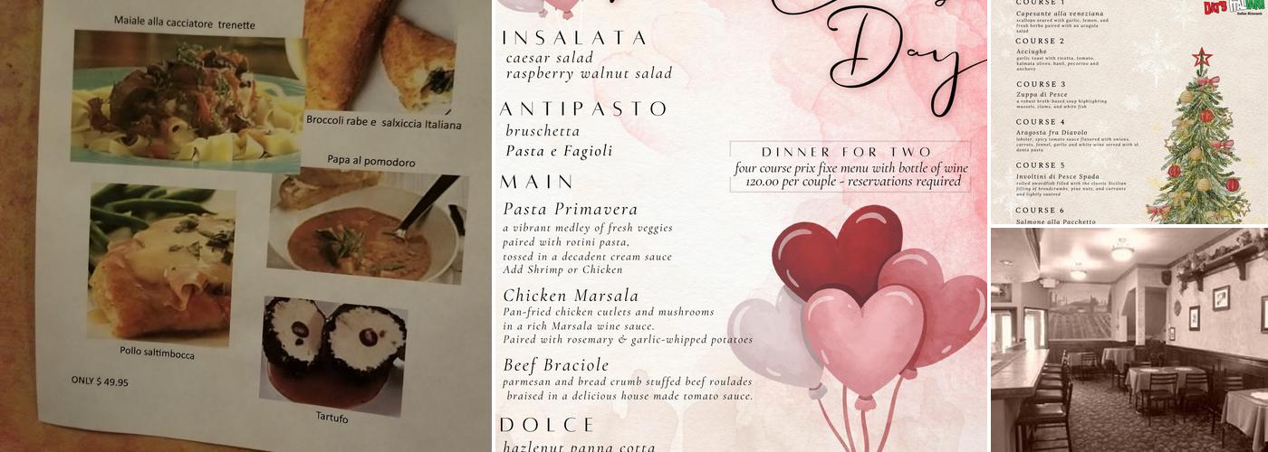Dat's Italian! Menu