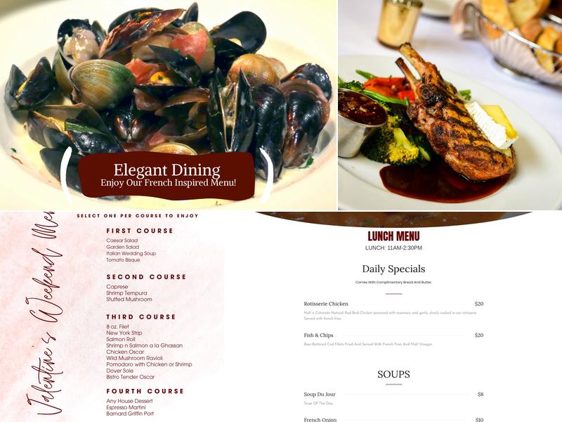 Marigold Cafe & Bakery Menu