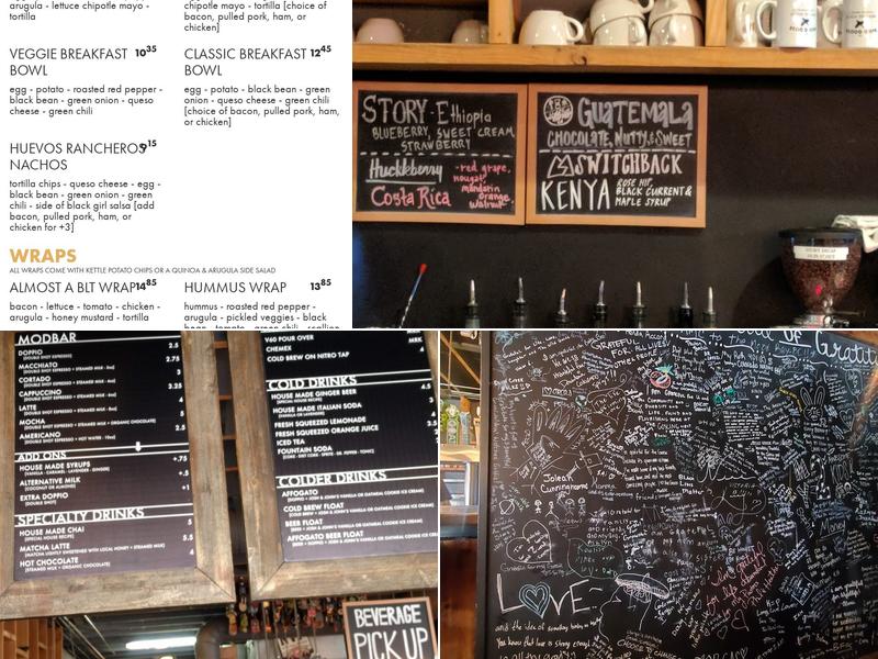 The Wild Goose Meeting House Menu