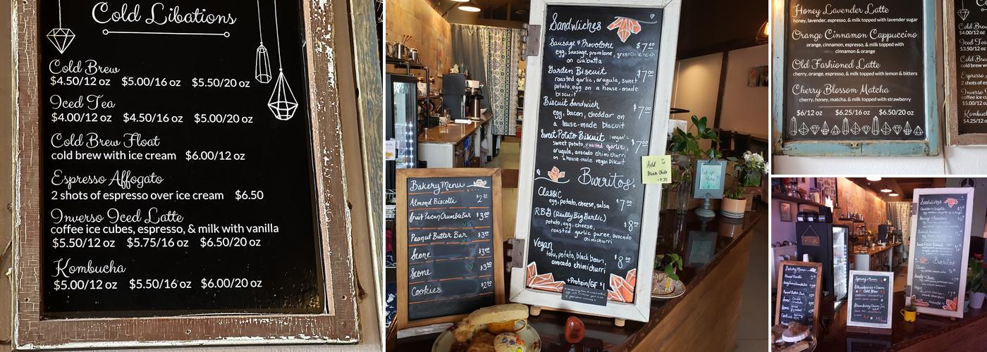 Carnelian Coffee Co Menu