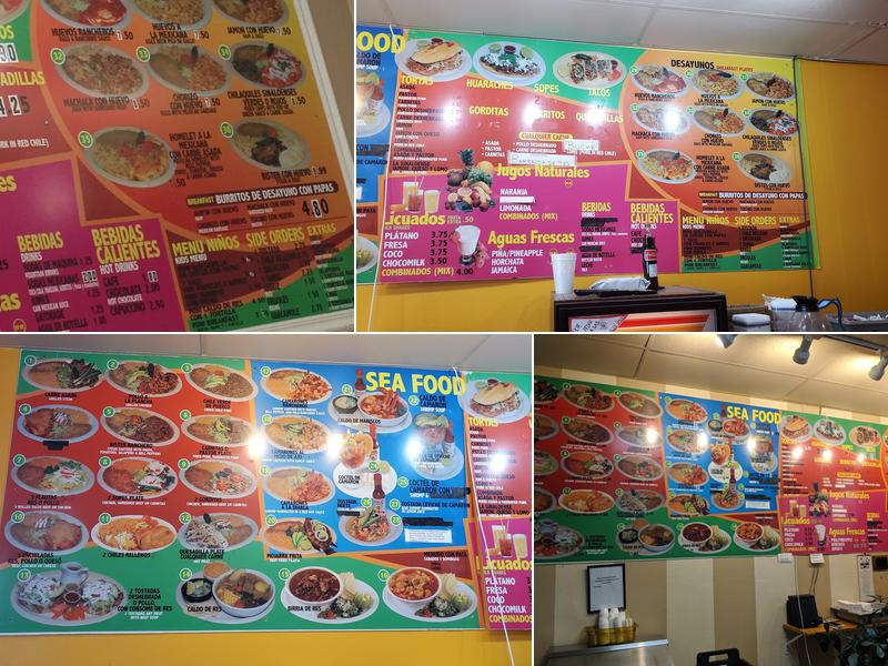 La Sinaloense Bakery & Restaurant Menu