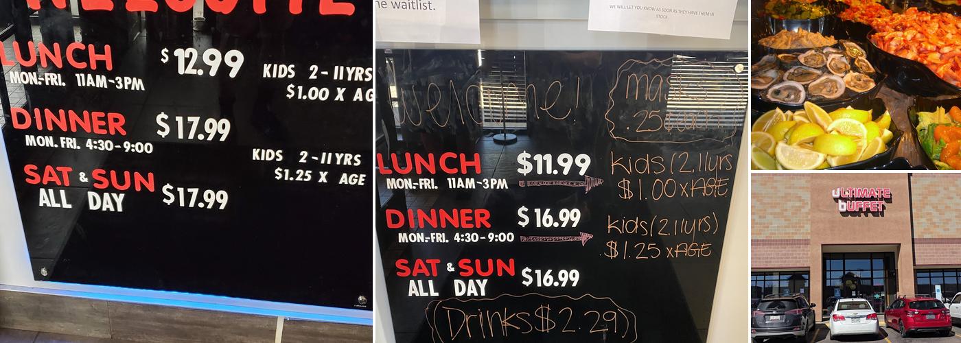 Ultimate Buffet Menu