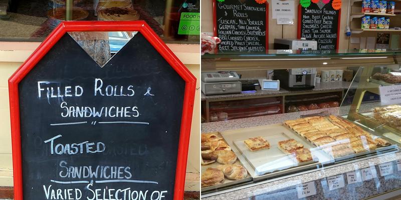 Bennetts Family Bakers Menu