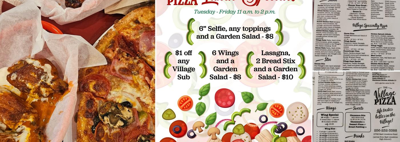 Village Pizza Menu