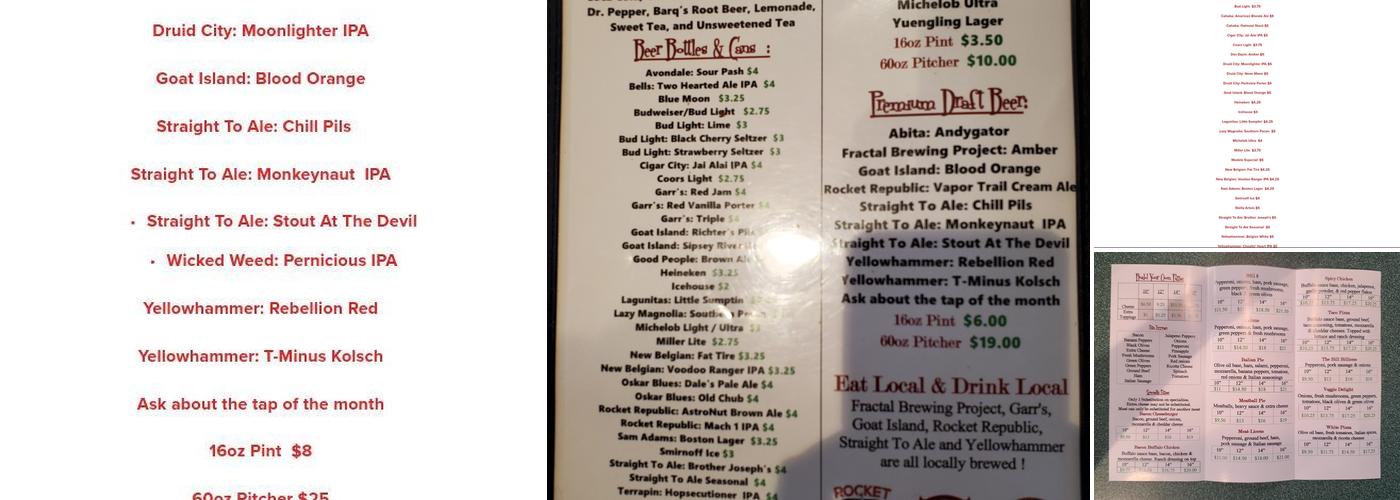 Big Ed's Pizza Menu