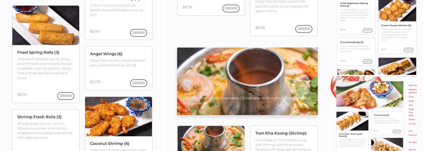 Bann Thai Menu