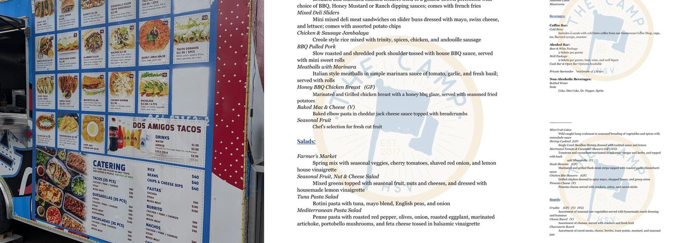 The Camp Menu