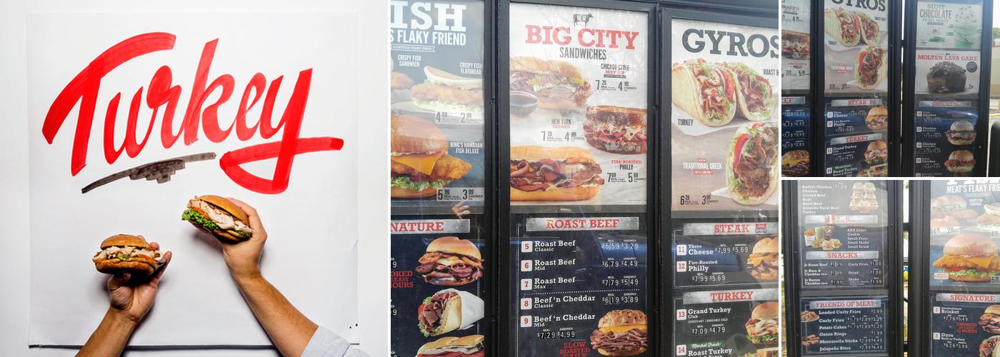 Arby's Menu