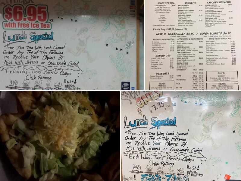 Mexican Express Menu