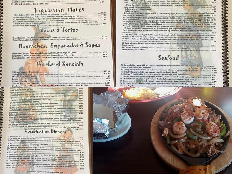Tio Juan Mexican Grill Menu