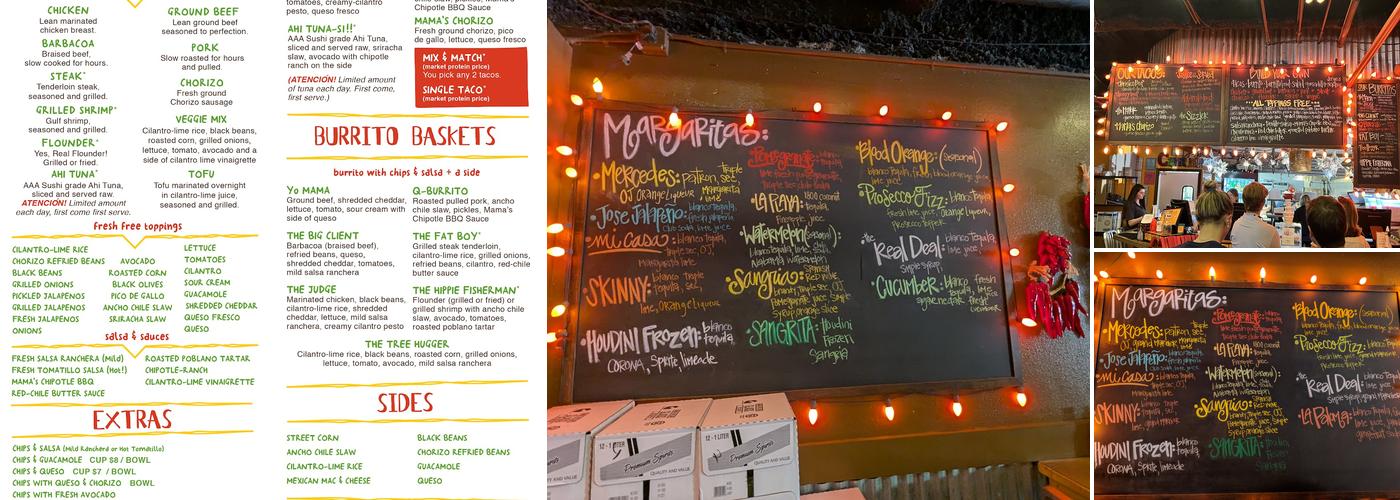 Taco Mama - Auburn Menu