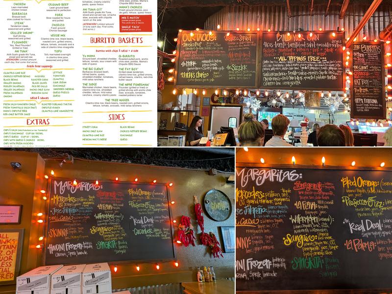 Taco Mama - Auburn Menu