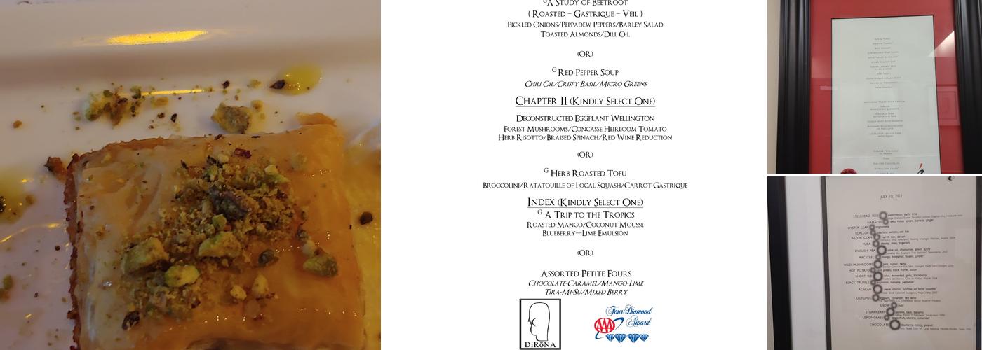 Epic Restaurant Menu