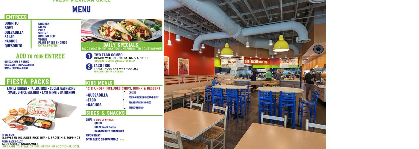 Salsarita's Fresh Mexican Grill Menu