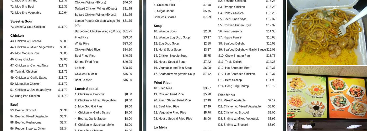 Panda Menu