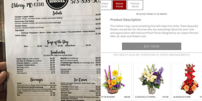 The Pickle Barrel Menu