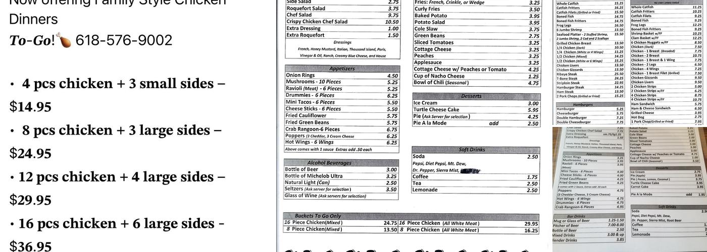 Barefoot Restaurant Menu