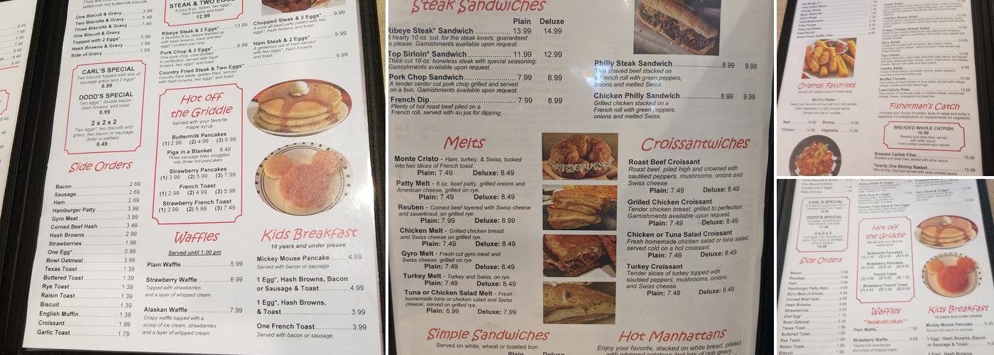 FULTON DINER Menu