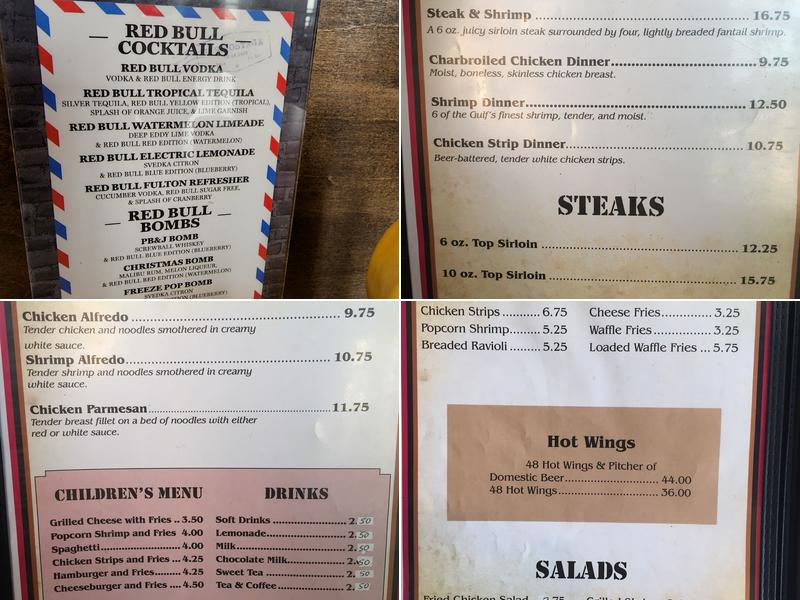 Post Office Bar & Grill Menu