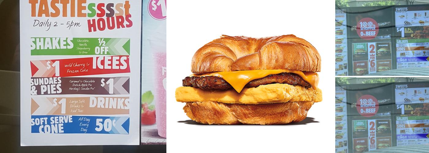 Burger King Menu