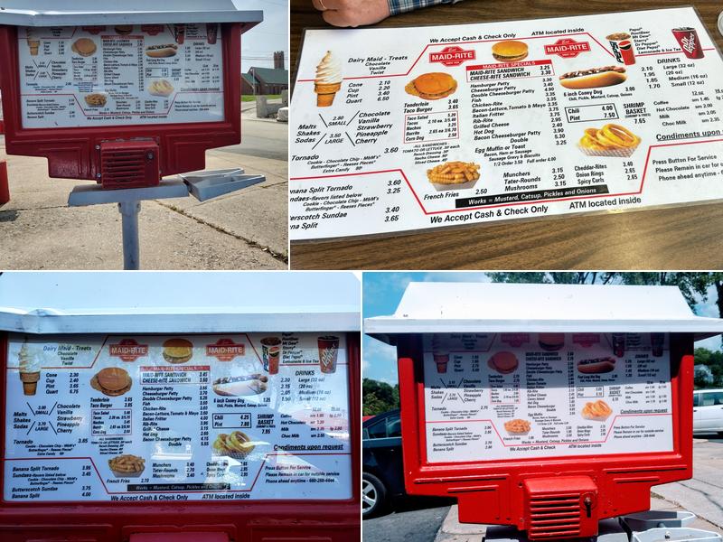 Maid-Rite Menu