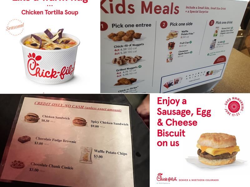Chick-fil-A Menu