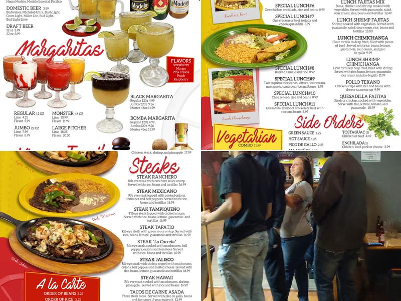 La Carreta Menu