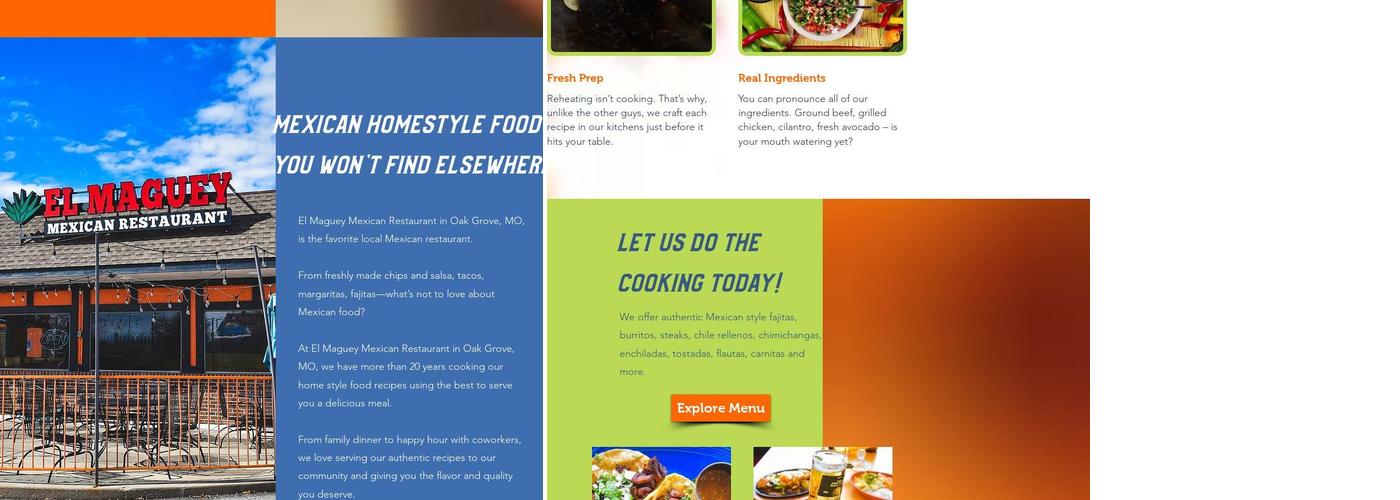 El Maguey Menu