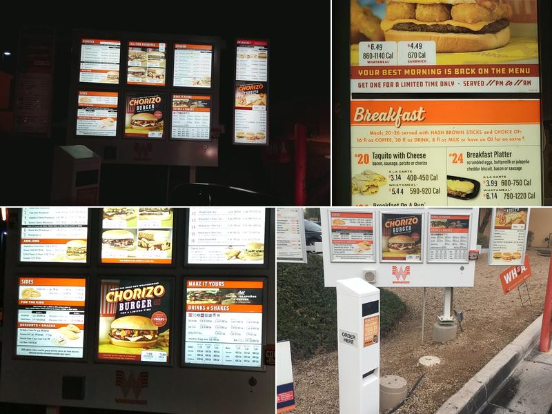 Whataburger Menu