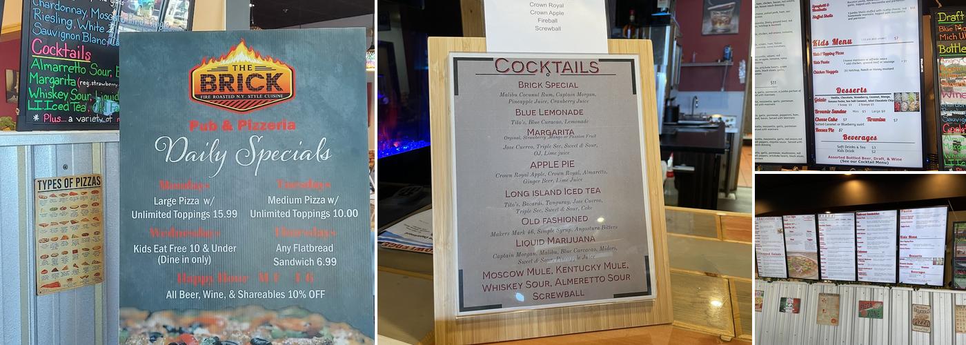 The Brick Menu