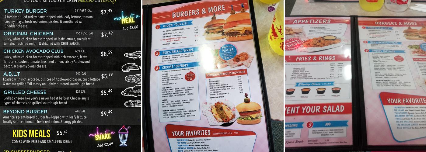 Cheeburger Cheeburger Menu