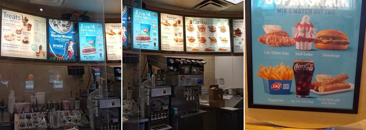 Dairy Queen Grill & Chill Menu