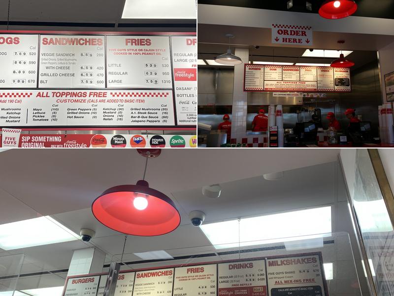 Five Guys Menu