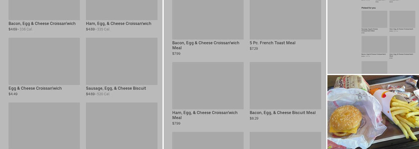 Burger King Menu