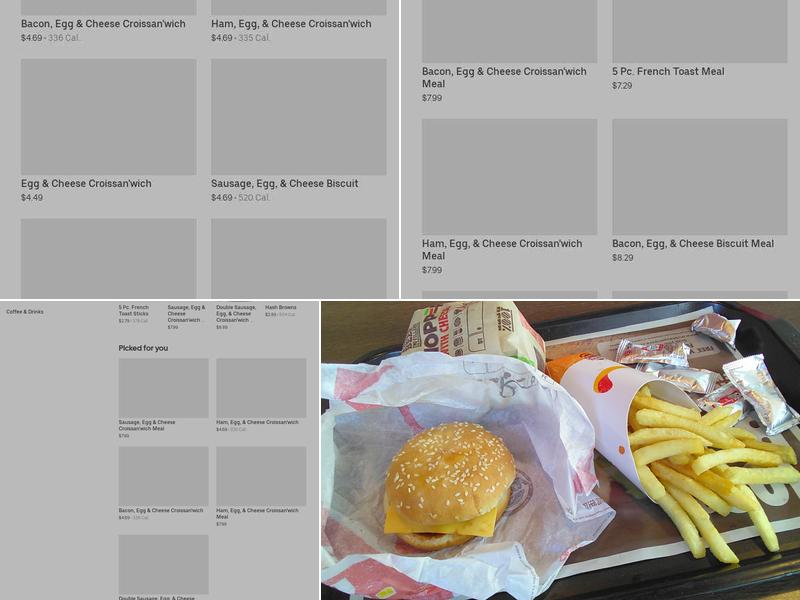 Burger King Menu