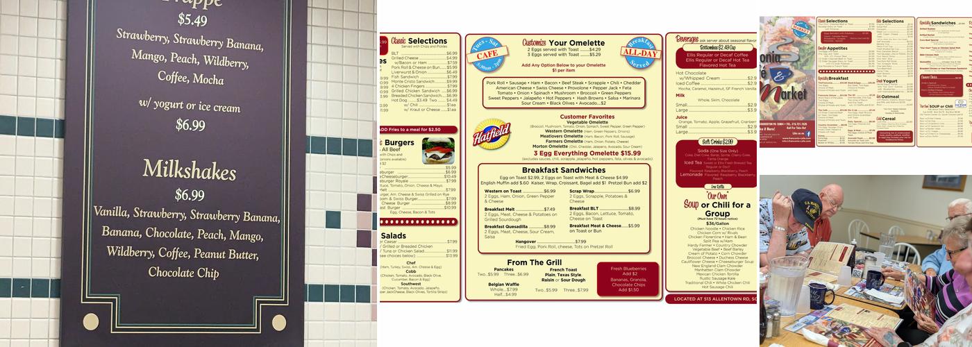 Franconia Square Cafe & Market Menu