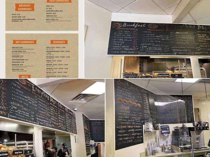Everything Bagel Cafe Menu