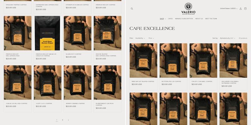 Cafe Excellence LLC Menu