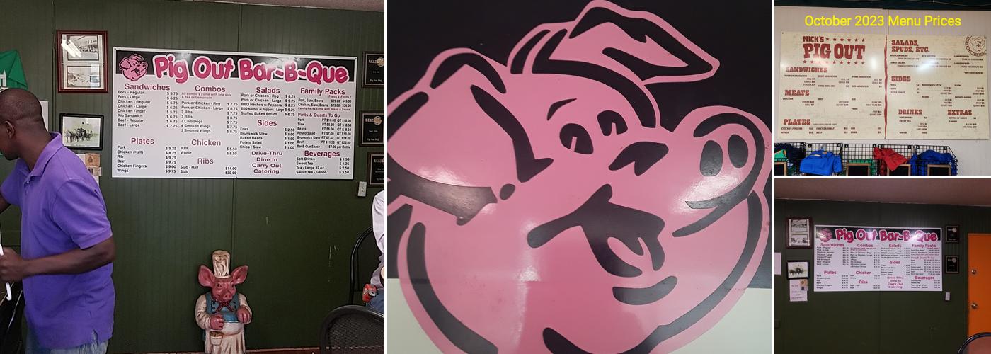 Pig Out Menu