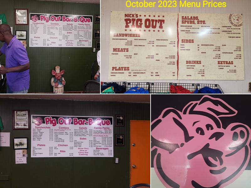 Pig Out Menu
