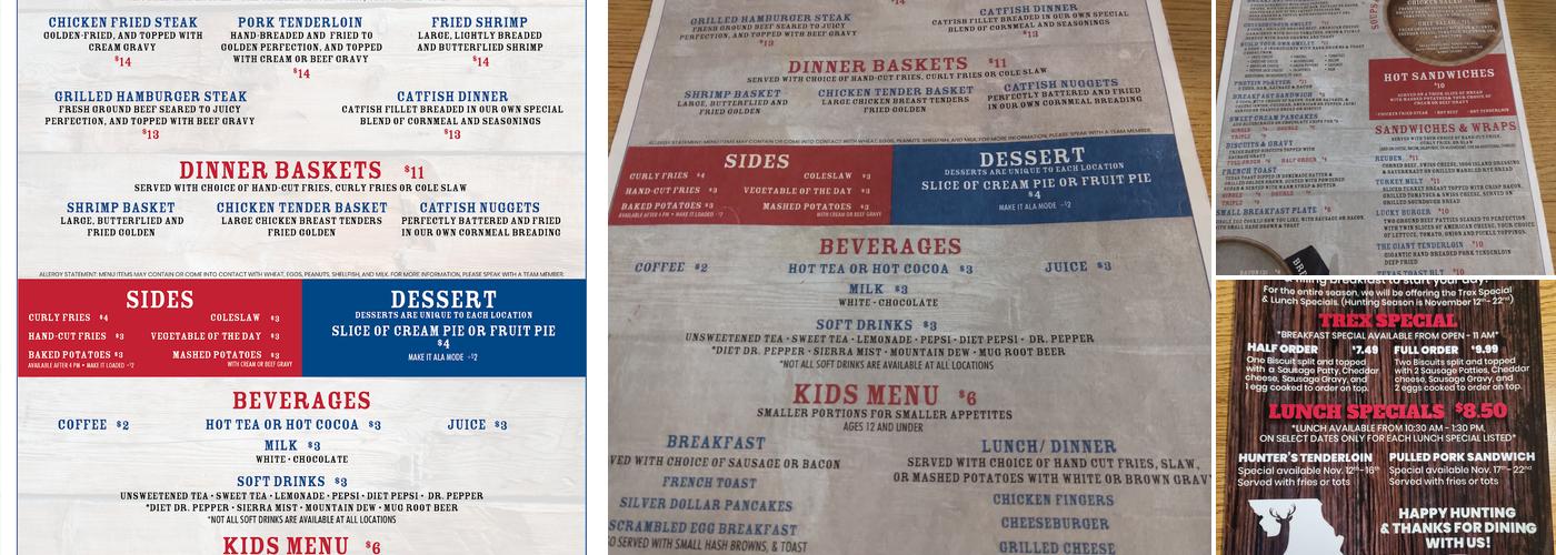 Country Cafe (Lathrop, MO) Menu