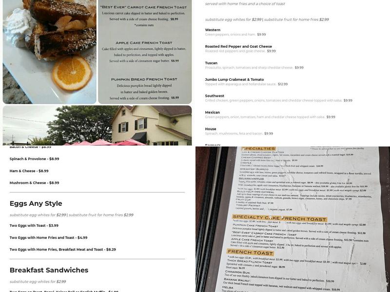 Nudy's East Side Cafe - Devon Menu