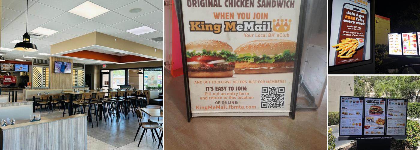 Burger King Menu