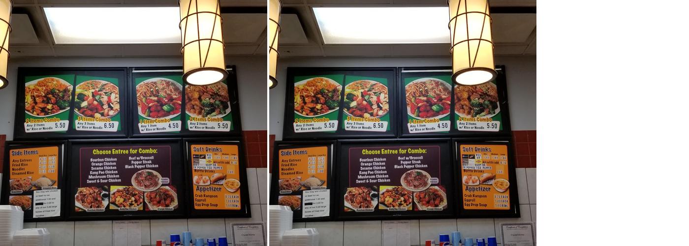 Chinex Menu