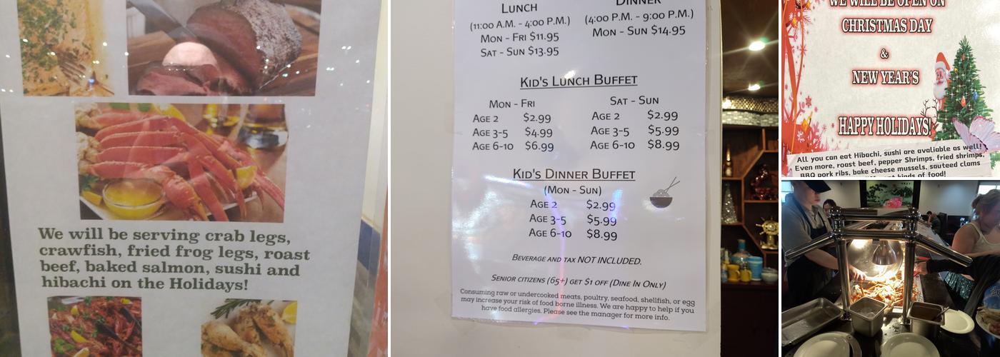 Asian Buffet Menu