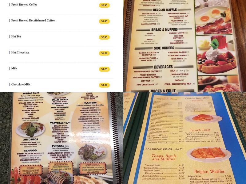 Five Star Diner Family Restaurant Menu
