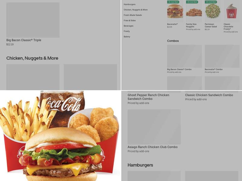 Wendy's Menu