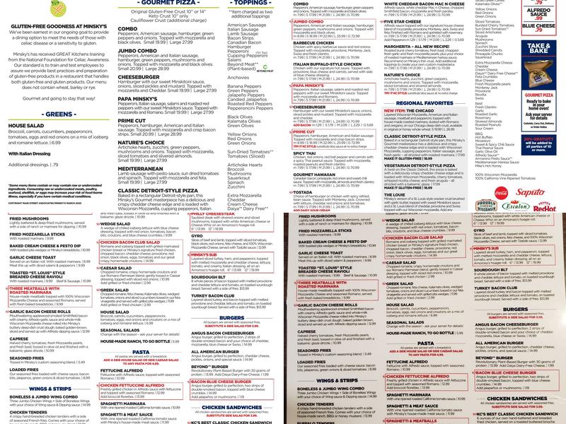 Minsky's Pizza, Blue Springs - Menu, Reviews (334), Photos (38 ...