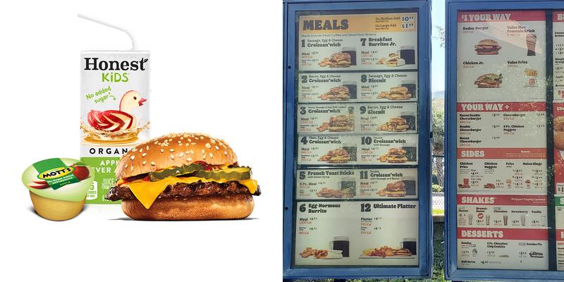 Burger King Menu