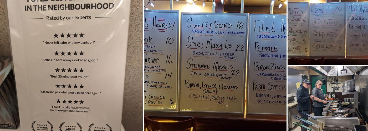 Henry's Cafe & Fine Groceries Menu